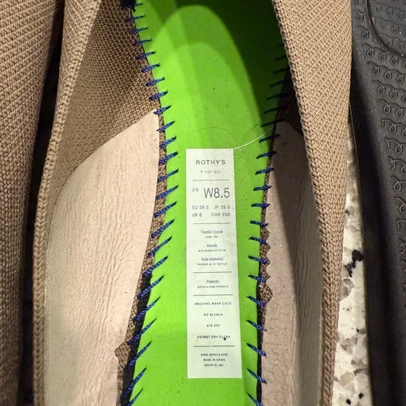 Rothy’s The Almond Demi Mule in Portobello - 8.5 - Picture 6 of 6